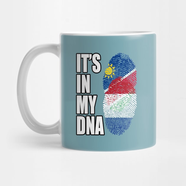 Dutch And Namibian Mix DNA Flag Heritage by Just Rep It!!